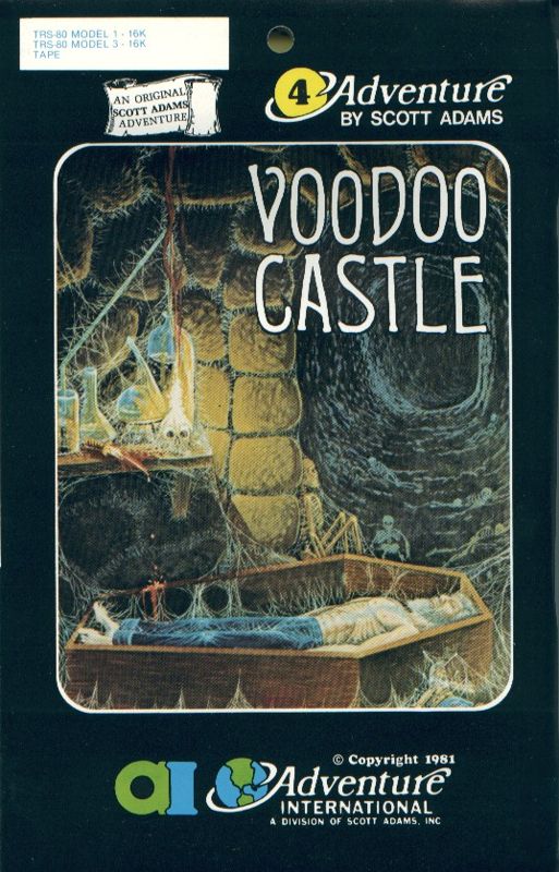 Voodoo Castle box art for TI-99